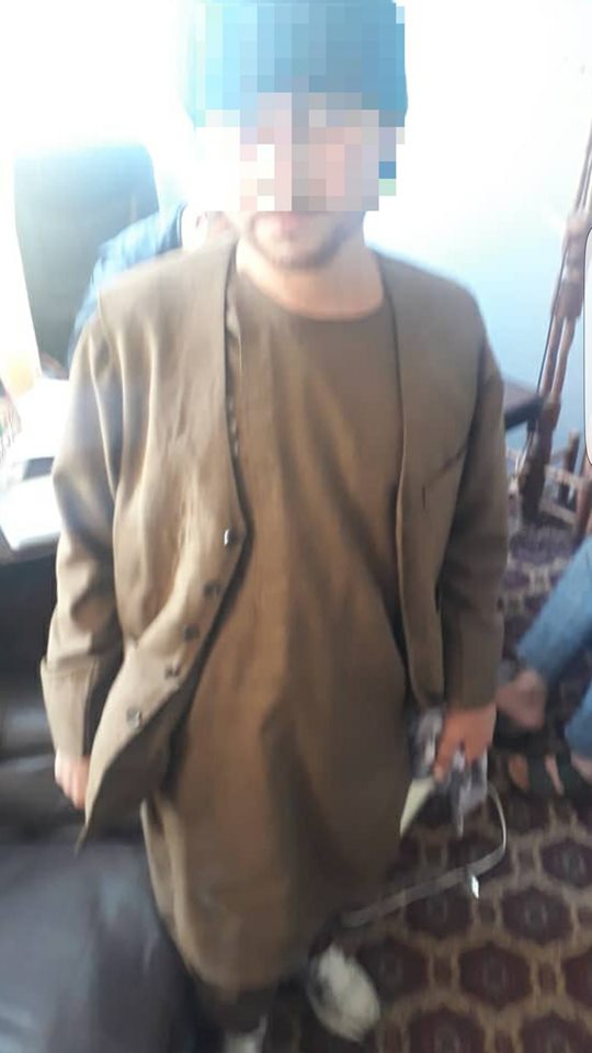 ب